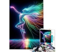 Puzzle difficile per adulti da 1000 pezzi con intelligenza artificiale e ballerino Attività divertenti da fare a casa in famiglia giochi divertenti adatti a partire dai 14 anni (50x75cm)