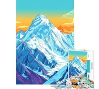 Puzzle difficile per adulti da 1000 pezzi con l'imponente Monte Everest sfida educativa decorazione da parete gioco per ragazzi dai 14 anni in su (38x26cm)