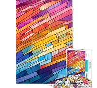 Puzzle difficile per adulti da 1000 pezzi con motivo a onde di vetro che si infrangono Un gioco impegnativo e stimolante per passare il tempo durante le vacanze Gioco impossibile per giocatori