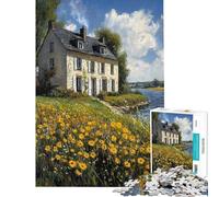 Puzzle difficile per adulti da 1000 pezzi con paesaggio rurale francese ideale per ragazzi perfetto per passare il tempo in casa durante le vacanze un'attività divertente e stimolante da fare a casa