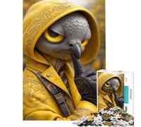 Puzzle difficile per adulti da 1000 pezzi con personaggio di uccello dal cappuccio giallo Gioco impegnativo e stimolante per passare il tempo durante le vacanze a casa Gioco impossibile