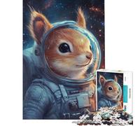 Puzzle difficile per adulti da 1000 pezzi "Cosmic Squirrel Adventure" - Puzzle per adulti giochi rilassanti ideale per le vacanze a casa per passare il tempo regalo di compleanno (dimensioni 38x52cm)