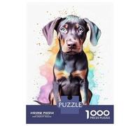 Puzzle Difficile Per Adulti Da 1000 Pezzi Cute Baby Doberman Puppy Puzzle Antistress Giocattoli Analisi E Logica Regalo Di Compleanno, Regali, 38x26cm/1000pcs