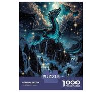 Puzzle Difficile Per Adulti Da 1000 Pezzi Dragon Over Waterfalls Under Starry Sky Puzzle Per Adulti Gioco Rompicapo Analisi E Logica Regali Per Amici E Familiari 38x26cm/1000pcs