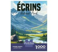 Puzzle Difficile Per Adulti Da 1000 Pezzi Ecrins National Park Puzzle Per Adulti Gioco Pratico Difficile Regalo Di Compleanno, Regali, 70x50cm/1000pcs