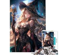 Puzzle difficile per adulti da 1000 pezzi fanciulla mistica sfida impegnativa decorazione per la casa gioco per famiglie dai 14 anni in su (50x75cm)