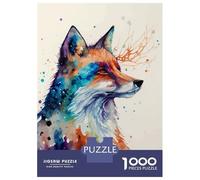 Puzzle Difficile Per Adulti Da 1000 Pezzi Fox Head Painting Puzzle Antistress Giocattoli Analisi E Logica Regalo Di Compleanno, Regali, 70x50cm/1000pcs
