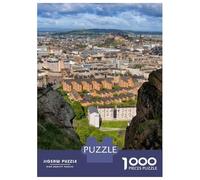 Puzzle Difficile Per Adulti Da 1000 Pezzi Hill View Of Edinburgh Puzzle Per Adulti Gioco Rompicapo Analisi E Logica Regali Per Amici E Familiari 70x50cm/1000pcs