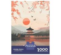 Puzzle Difficile Per Adulti Da 1000 Pezzi Hiroshima Japan Pagoda Puzzle Per Adolescenti Gioco Per Famiglie Vacanza A Casa Passatempo Impegnativo Da Completare 52x38cm/1000pcs
