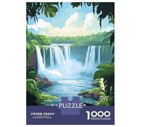 Puzzle Difficile Per Adulti Da 1000 Pezzi Iguazu Falls Argentina Puzzle Per Adolescenti Gioco Per Famiglie Vacanza A Casa Passatempo Impegnativo Da Completare 70x50cm/1000pcs