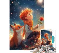 Puzzle difficile per adulti da 1000 pezzi Il Piccolo Principe e la Volpe Un'esperienza impegnativa un'opera d'arte da appendere in casa un gioco per famiglie dai 14 anni in su (38x26cm)