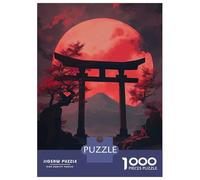 Puzzle Difficile Per Adulti Da 1000 Pezzi Japanese Gate Under Red Mo Puzzle Per Adolescenti Giochi Divertenti Regali Per Donne Sfida Da Completare 70x50cm/1000pcs