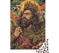 Puzzle Difficile Per Adulti Da 1000 Pezzi King Arthur Poster Print Puzzle Per Adolescenti Giochi Divertenti Regali Per Donne Sfida Da Completare 38x26cm/1000pcs