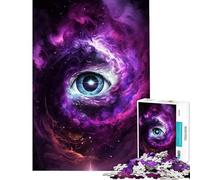 Puzzle difficile per adulti da 1000 pezzi "L'occhio di Dio" sfida educativa decorazione da parete gioco per ragazzi dai 14 anni in su (38x52cm)