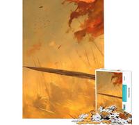 Puzzle difficile per adulti da 1000 pezzi "Lotta per la gloria" - Terza parte sinistra Attività divertenti da fare a casa assemblaggio del modello giocattolo antistress per ragazzi dai 14 anni in su