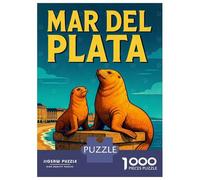 Puzzle Difficile Per Adulti Da 1000 Pezzi Mar Del Plata Sea Lions Puzzle Giocattolo Decorazione Da Parete Analisi E Logica Regali Per Amici E Familiari 70x50cm/1000pcs