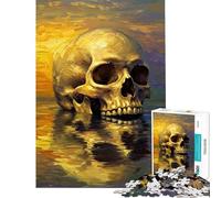 Puzzle difficile per adulti da 1000 pezzi Memento Mori Riflessioni Attività divertenti a casa Attività per famiglie Giochi divertenti Adatto a partire dai 14 anni (38x52cm)