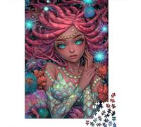 Puzzle Difficile Per Adulti Da 1000 Pezzi Mermaid Fantasy Artwork-3 Puzzle Per Adulti Gioco Pratico Per Divertimento in Famiglia Difficile Da Completare 52x38cm/1000pcs