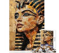 Puzzle difficile per adulti da 1000 pezzi mosaico della regina Cleopatra gioco impossibile giocattolo educativo decorazione da parete divertente attività per la casa (50x75cm)