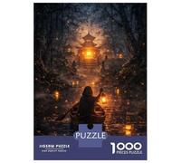Puzzle Difficile Per Adulti Da 1000 Pezzi Mysterious Boat Journey to Temple Puzzle Per Adolescenti Gioco Per Famiglie Vacanza A Casa Passatempo Impegnativo Da Completare 70x50cm/1000pcs
