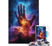 Puzzle difficile per adulti da 1000 pezzi Nebulosa della Mano Cosmica Giocattolo educativo per l'apprendimento e il relax Regalo educativo per compleanni (Dimensioni 38x26cm)