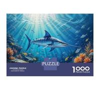 Puzzle Difficile Per Adulti Da 1000 Pezzi Ocean Life Wall Mural Puzzle Per Adulti Giocattolo Decorazione Da Parete Antistress Regalo Di Compleanno, Regali, 38x26cm/1000pcs
