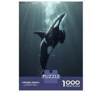 Puzzle Difficile Per Adulti Da 1000 Pezzi Ocean Orca Whale Killer Puzzle Per Adulti Giochi Per Famiglie Corsa Di Velocità Manuale Sfida Da Completare 52x38cm/1000pcs