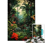 Puzzle difficile per adulti da 1000 pezzi Odissea nella giungla selvaggia puzzle antistress per adulti decorazione per la casa impegnativo da completare (dimensioni 38x52cm)
