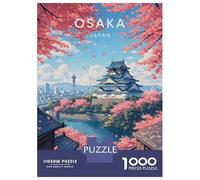 Puzzle Difficile Per Adulti Da 1000 Pezzi Osaka Castle Cherry Blossoms Puzzle Per Adulti Gioco Pratico Difficile Regalo Di Compleanno, Regali, 70x50cm/1000pcs