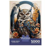 Puzzle Difficile Per Adulti Da 1000 Pezzi Owl Celestial Guardian Puzzle Antistress, Divertente E Umoristico, Sfida Educativa 70x50cm/1000pcs