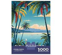 Puzzle Difficile Per Adulti Da 1000 Pezzi Papua Tropical Escape Puzzle Per Adolescenti Gioco Pratico Vacanza A Casa Passatempo Ottimo Regalo Per I Giocatori 70x50cm/1000pcs
