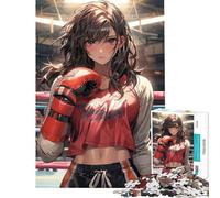 Puzzle difficile per adulti da 1000 pezzi ragazza anime karate impegnativo e stimolante decorazione per la casa gioco per famiglie dai 14 anni in su (38x26cm)