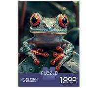 Puzzle Difficile Per Adulti Da 1000 Pezzi Red-Eyed Tree Frog Portrait Puzzle Antistress Giocattoli Analisi E Logica Regalo Di Compleanno, Regali, 52x38cm/1000pcs