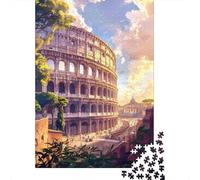 Puzzle Difficile Per Adulti Da 1000 Pezzi Roman Colosseum Sunset Puzzle Per Adolescenti Giochi Divertenti Regali Per Donne Sfida Da Completare 70x50cm/1000pcs