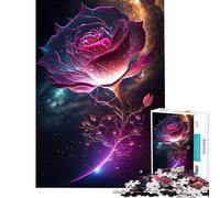 Puzzle difficile per adulti da 1000 pezzi Rosa Cosmica Un gioco impegnativo e stimolante per passare il tempo durante le vacanze a casa ideale per i maggiori di 14 anni 38x26cm
