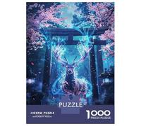 Puzzle Difficile Per Adulti Da 1000 Pezzi Sacred Deer Sanctuary Art Puzzle Per Adulti Giochi Per Famiglie Corsa Di Velocità Manuale Sfida Da Completare 70x50cm/1000pcs