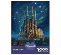 Puzzle Difficile Per Adulti Da 1000 Pezzi Sagrada Familia Barcelona Puzzle Per Adulti Gioco Rompicapo Analisi E Logica Regali Per Amici E Familiari 70x50cm/1000pcs