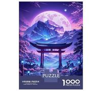Puzzle Difficile Per Adulti Da 1000 Pezzi Sakura Moonlit Lake Puzzle Antistress Giocattoli Analisi E Logica Regalo Di Compleanno, Regali, 38x26cm/1000pcs