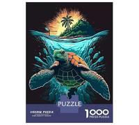 Puzzle Difficile Per Adulti Da 1000 Pezzi Sea Turtle Paradise Puzzle Antistress Giocattoli Analisi E Logica Regalo Di Compleanno, Regali, 70x50cm/1000pcs