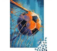 Puzzle Difficile Per Adulti Da 1000 Pezzi Soccer Ball Goal Net Puzzle Per Adolescenti Giochi Divertenti Regali Per Donne Sfida Da Completare 38x26cm/1000pcs