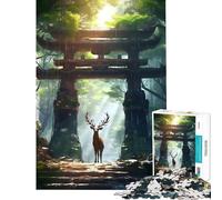 Puzzle difficile per adulti da 1000 pezzi "Spirito della Foresta" sfida educativa decorazione da parete gioco per ragazzi dai 14 anni in su (50x75cm)