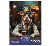 Puzzle Difficile Per Adulti Da 1000 Pezzi Steampunk Beer Pitbull 2 Puzzle Per Adolescenti Giochi Divertenti Regali Per Donne Sfida Da Completare 38x26cm/1000pcs