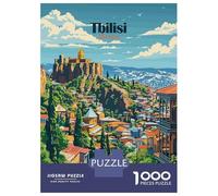 Puzzle Difficile Per Adulti Da 1000 Pezzi Tbilisi, Georgia Travel Puzzle Per Adulti Gioco Pratico Decorazione Per La Casa Sfida Educativa 52x38cm/1000pcs