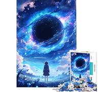 Puzzle difficile per adulti da 1000 pezzi tema anime "Black Hole World" stimola la mente e favorisce il divertimento in famiglia Giocattolo educativo per ragazzi dai 14 anni in su (38x52cm)