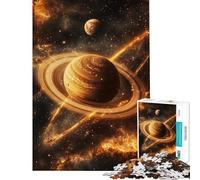 Puzzle difficile per adulti da 1000 pezzi tema Regno Cosmico Dorato ideale per adolescenti perfetto per passare il tempo durante le vacanze un'attività divertente e stimolante un regalo perfetto