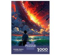 Puzzle Difficile Per Adulti Da 1000 Pezzi The Last Sunset Puzzle Per Adolescenti Giochi Divertenti Regali Per Donne Sfida Da Completare 52x38cm/1000pcs