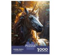 Puzzle Difficile Per Adulti Da 1000 Pezzi The White Unicorn Puzzle Per Adulti Giochi Per Famiglie Assemblaggio Di Modelli Difficile Da Completare 52x38cm/1000pcs
