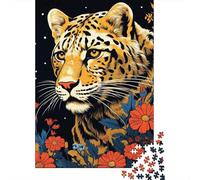 Puzzle Difficile Per Adulti Da 1000 Pezzi Tiger Flowers Night Art Print Puzzle Per Adolescenti Gioco Per Famiglie Vacanza A Casa Passatempo Impegnativo Da Completare 52x38cm/1000pcs