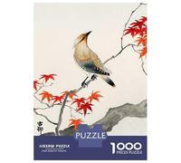 Puzzle Difficile Per Adulti Da 1000 Pezzi Ukiyo E Plague Bird on Map Puzzle Per Adolescenti Gioco Per Famiglie Vacanza A Casa Passatempo Impegnativo Da Completare 52x38cm/1000pcs