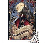 Puzzle Difficile Per Adulti Da 1000 Pezzi Vampire Chronicles Dark Romance Puzzle Per Adolescenti Giochi Divertenti Regali Per Donne Sfida Da Completare 52x38cm/1000pcs
